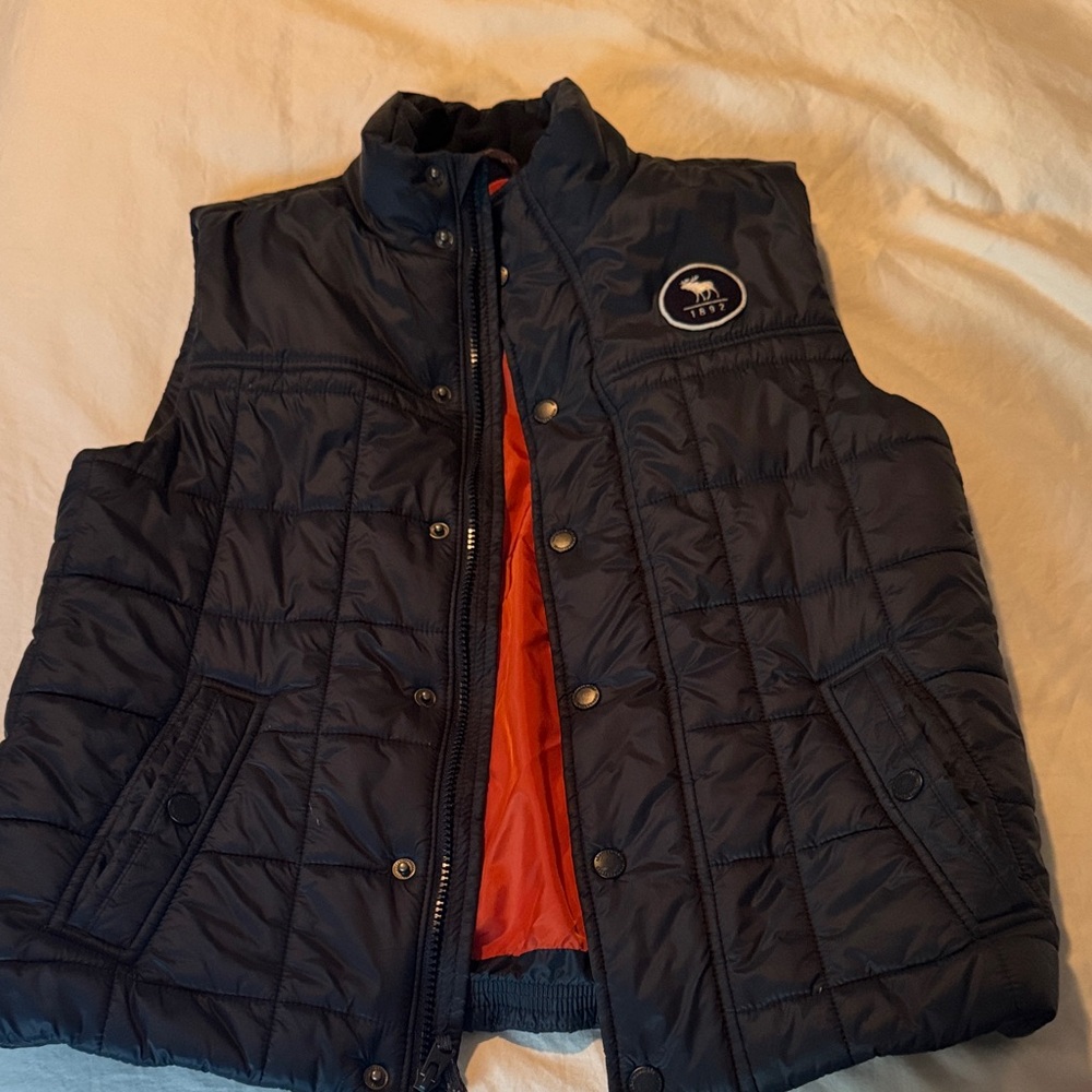 Abercrombie Kids Navy and Red Vest